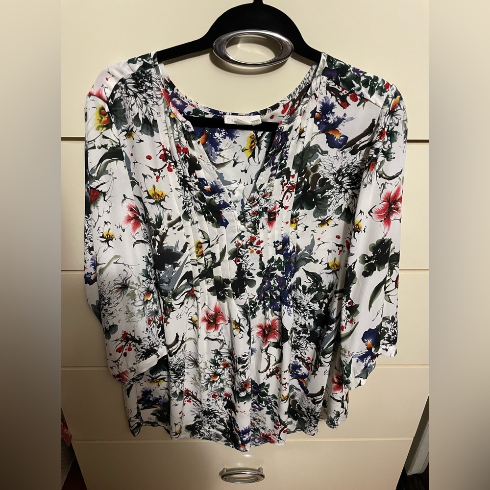 Dalia 1X floral top